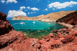 AKROTIRI, RED BEACH & PYRGOS