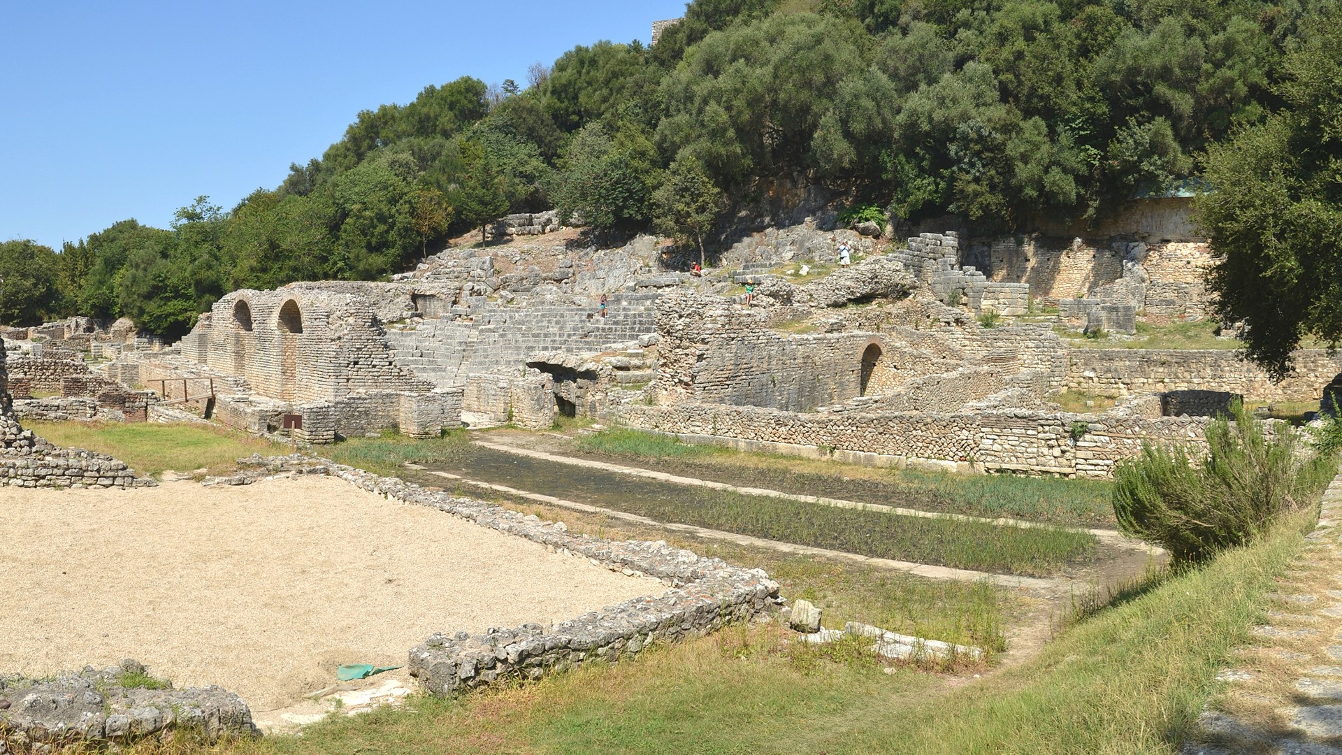 Ancient ruins at Butrint, Albania