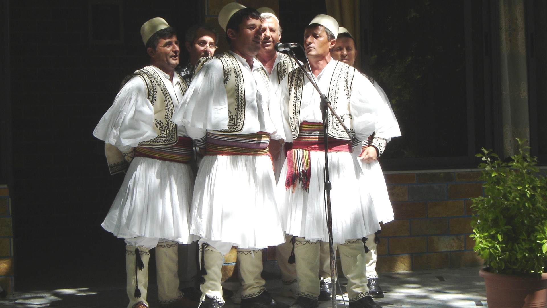 Traditional Albanian male polyphonic singing group