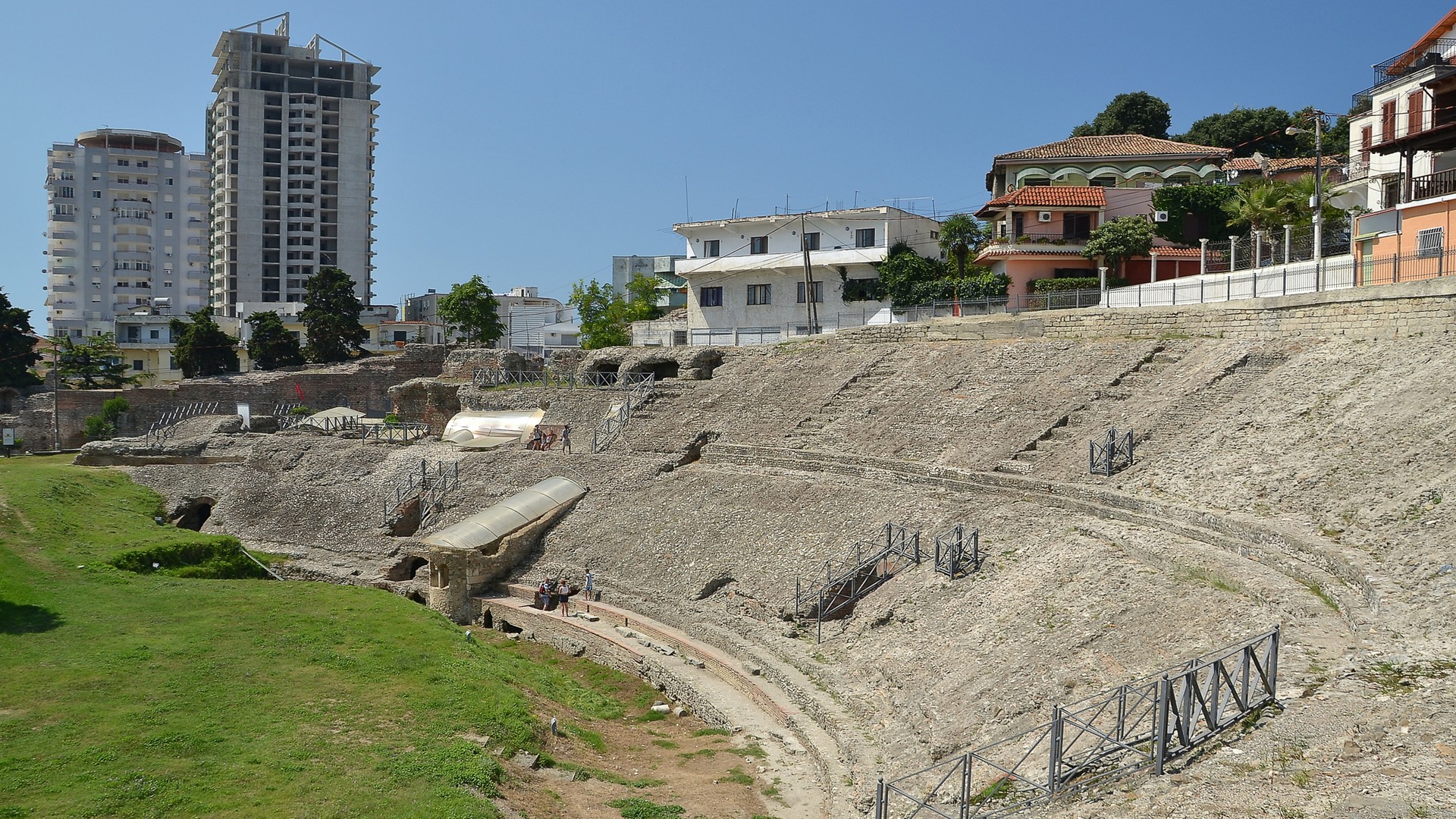Roman amphitheatre in Durres, Albania