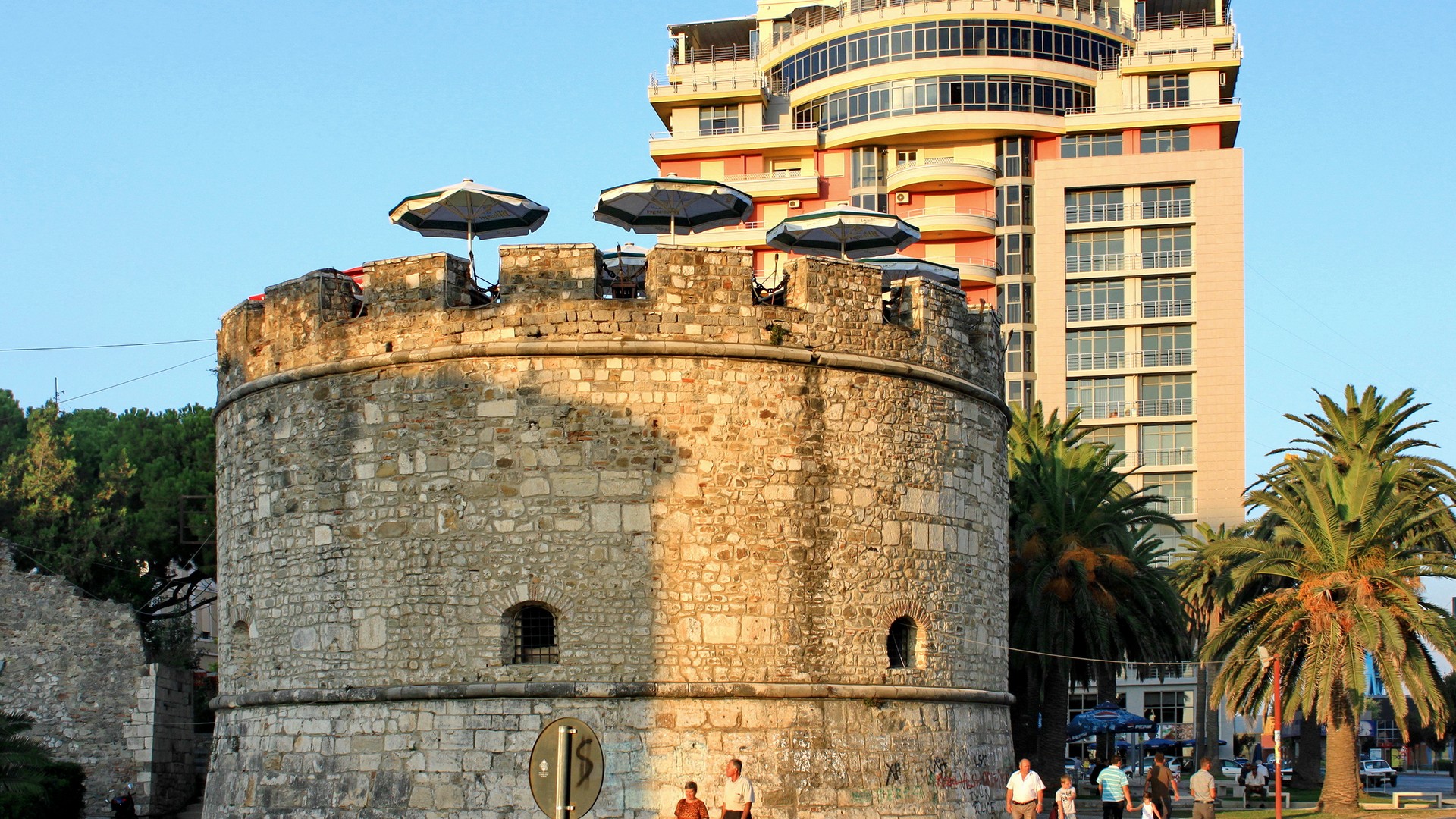 The Venetian Tower in the historic centre of Durres