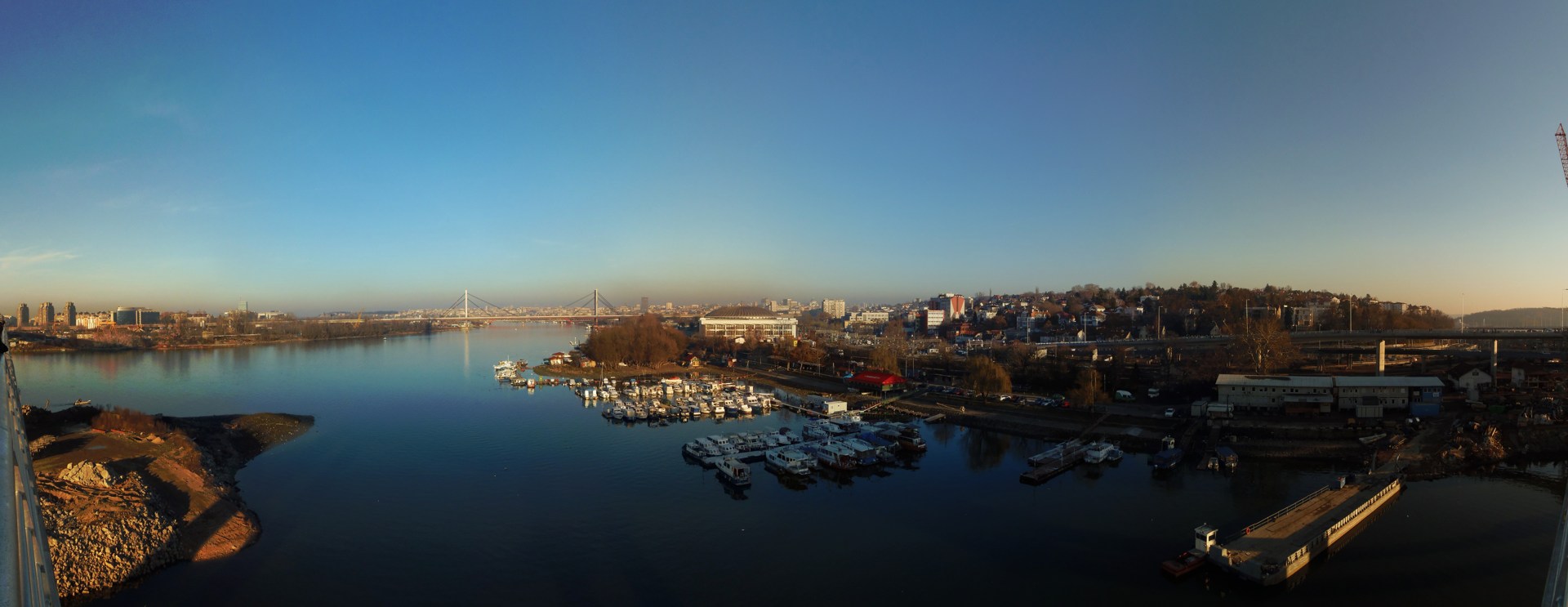 City panorama of Belgrade, Serbia