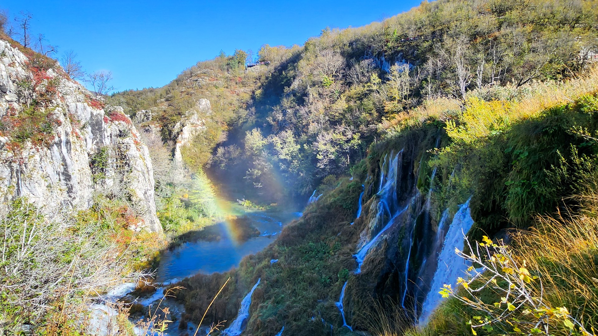 Waterfalls in Plitvice Lakes National Park, Croatia