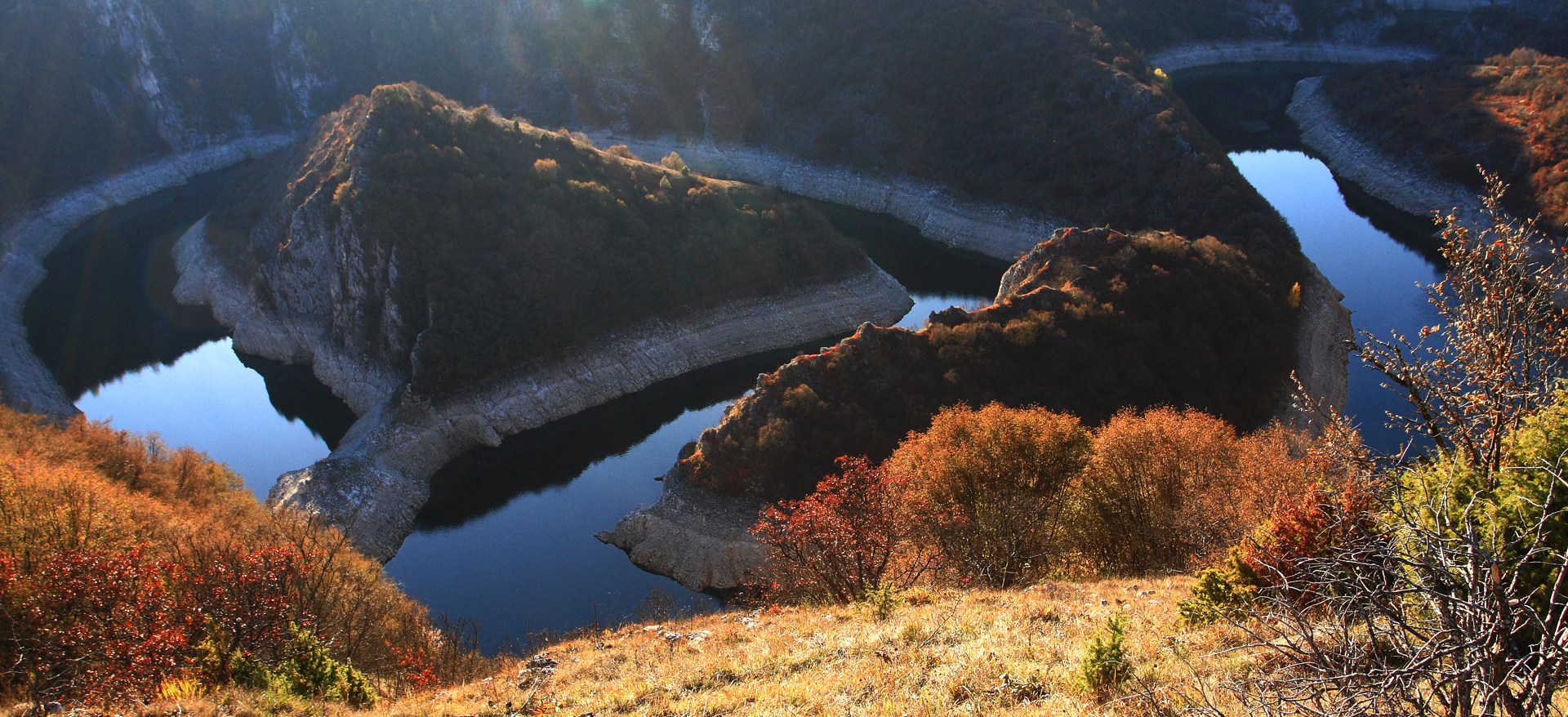 Meanders of the Uvac River in Serbia