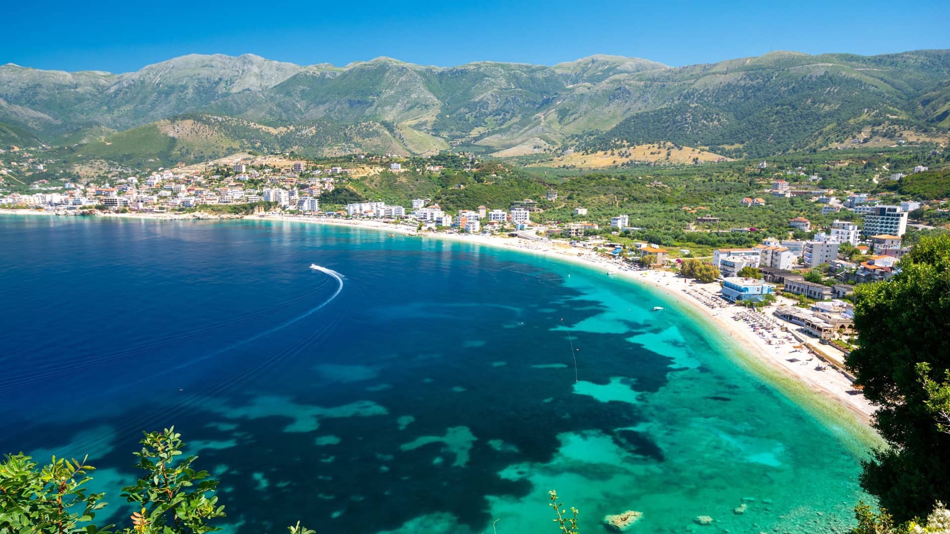 Albanian Alps and Riviera scenery