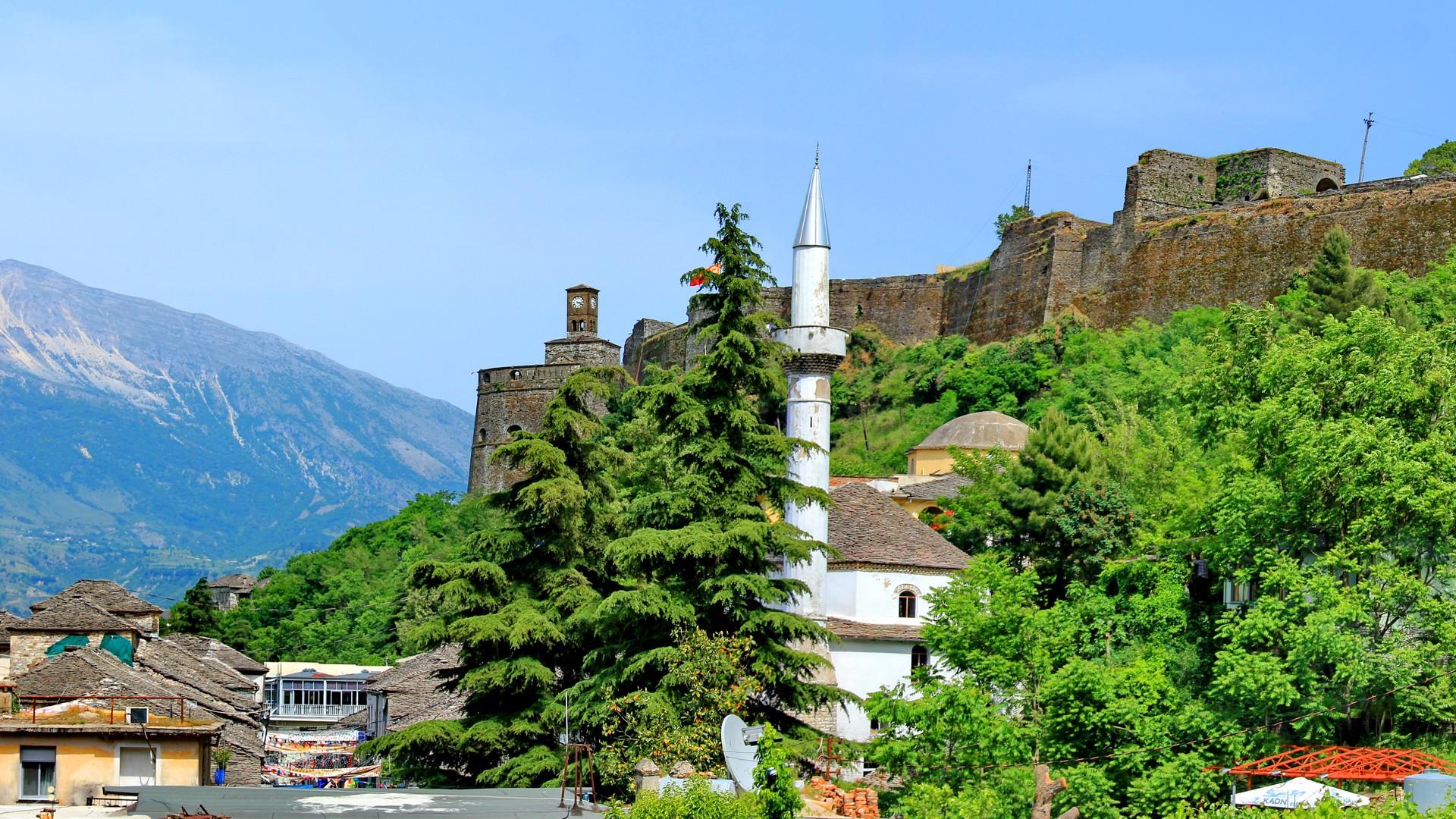 Gjirokastra old town and castle, Albania