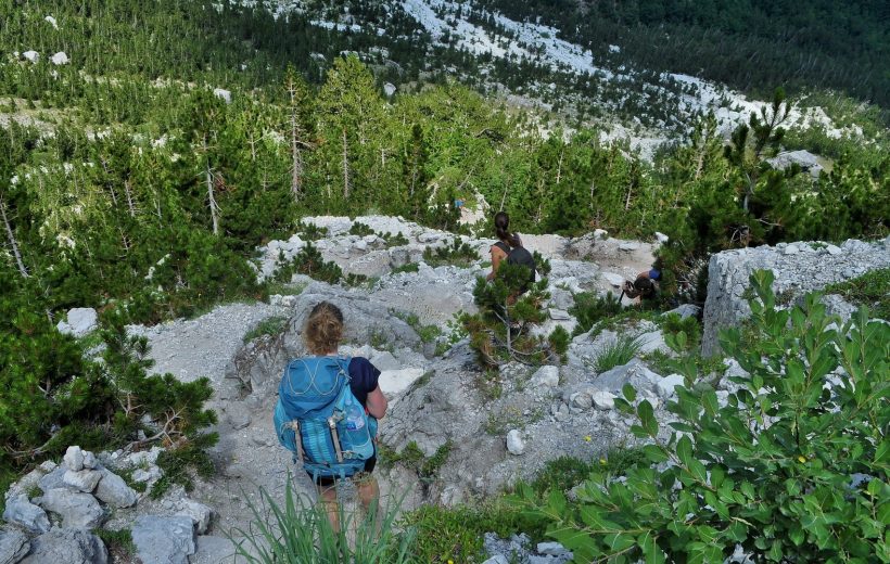 HIKING THE ACCURSED MOUNTAINS
