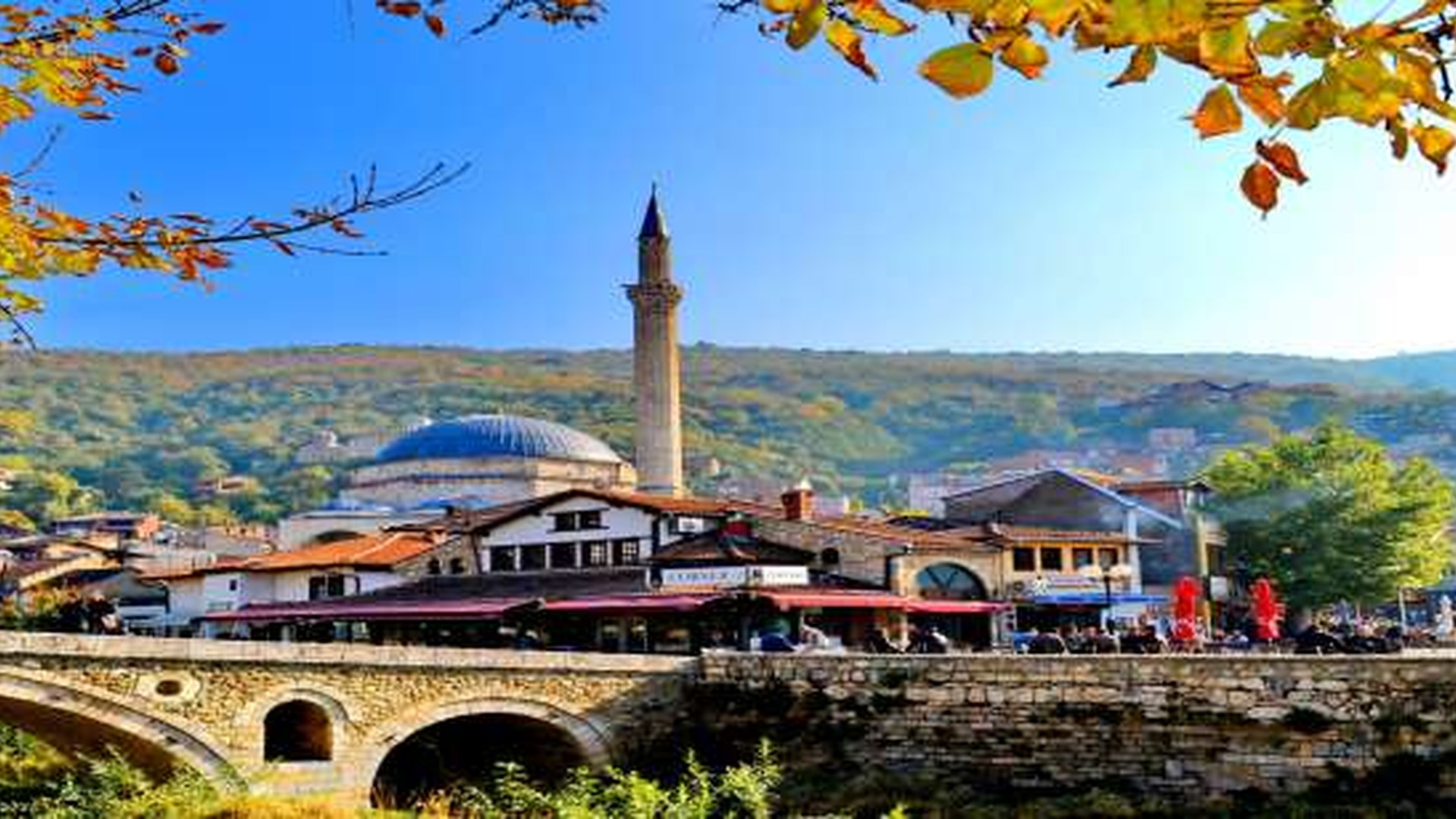 Stone Bridge and historic centre of Prizren, Kosovo